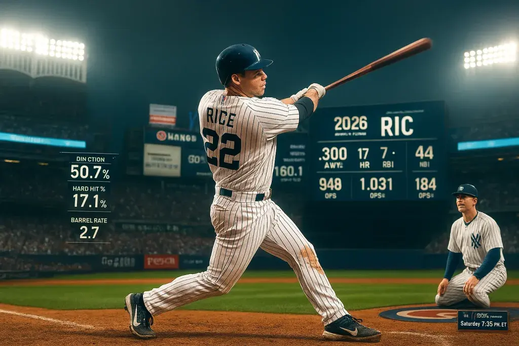 Ben Rice Rivals Judge for Yankees Lead With Elite Offensive Numbers