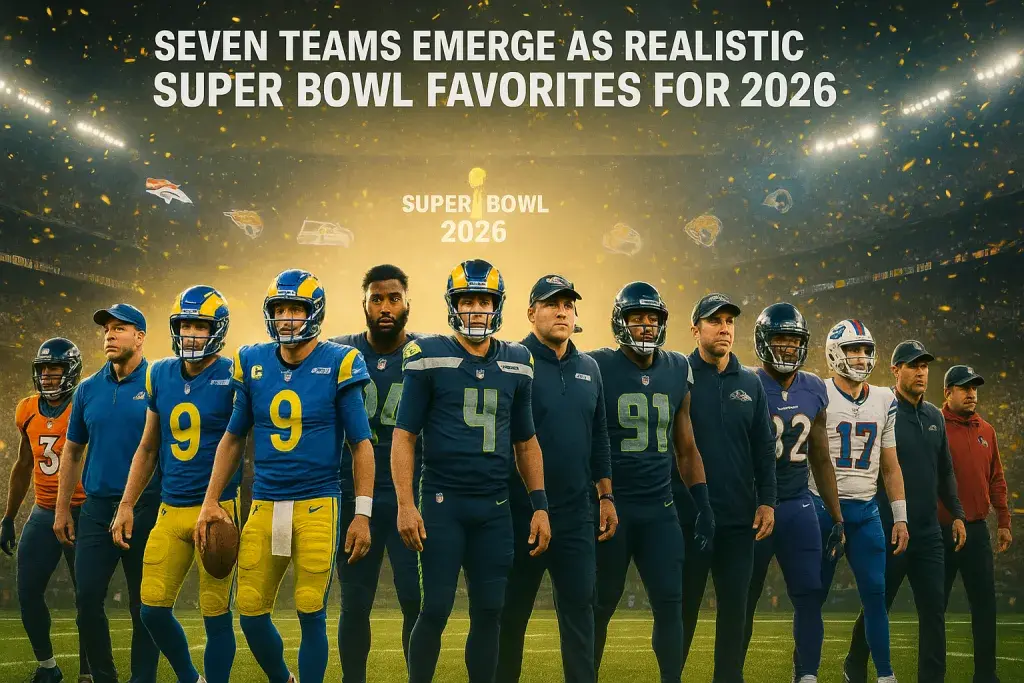 Seven Teams Emerge as Realistic Super Bowl Favorites for 2026
