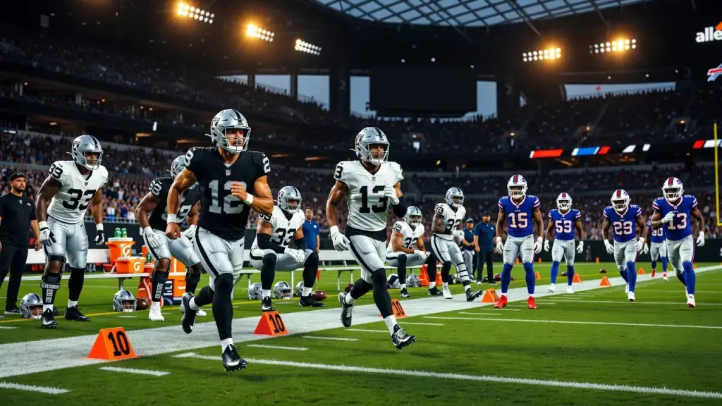 Raiders and Bills Sort Through Injury Lists Before Key Matchup