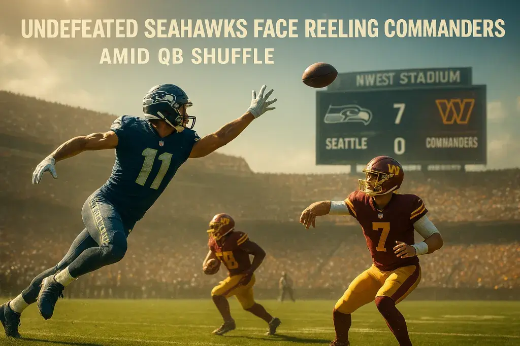 Undefeated Seahawks Face Reeling Commanders Amid QB Shuffle