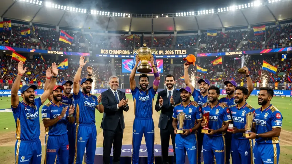 RCB Overcome Venue Chaos to Seal Back-to-Back IPL Titles