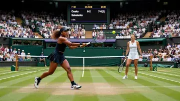 Osaka Stuns Sabalenka on Centre Court to Reach Wimbledon Quarter-Finals