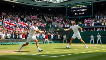 Fery Chases Wimbledon History Against Zverev in Stunning Semi-Final